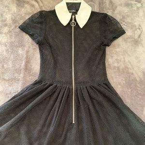 Deandri fishnet dress